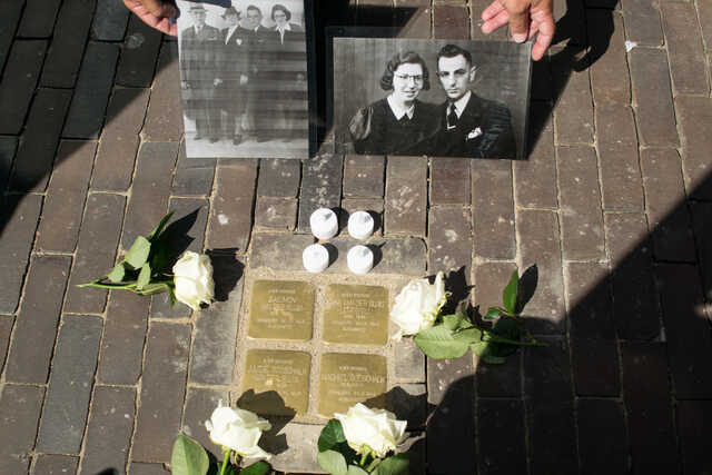 Stolperstein Anna van der Sluis-Leverpoll