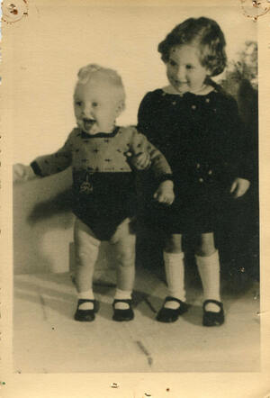 Eva  (to the right) and Michael van der Heyden