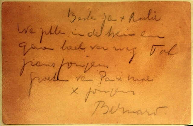 De kaart van Bernard Max van Dam