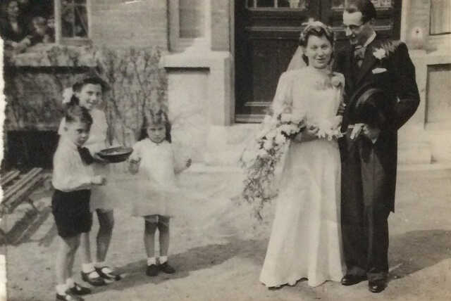 Het huwelijk van Hana Lipszyc en Salli Liszyc in 1942