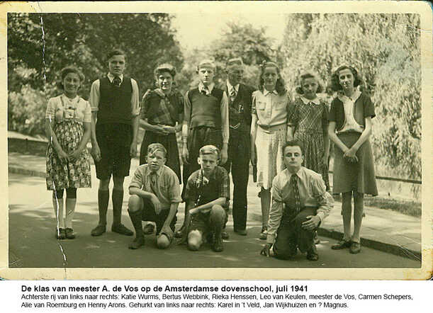 Henderina (Henny) Arons, Amsterdamse Dovenschool