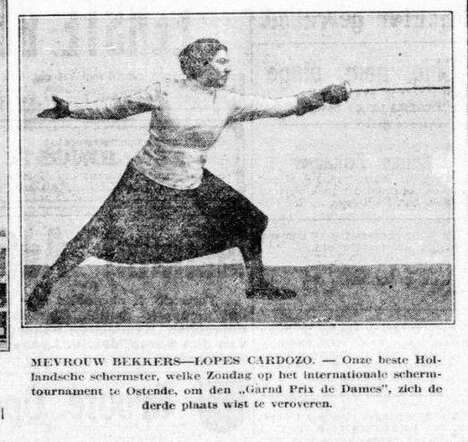 Bekkers-Lopes Cardozo, Telegraaf 2 aug 1921.jpg