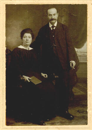 Arnhem Yaakov & Diny Menco-van Gelder ongeveer 1920 (1).jpg