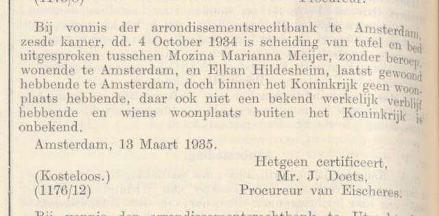 Mozina Meijer, Ned Staatscourant 16 maart 1935.jpg