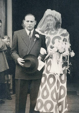 Trouwfoto Roza van Leeuwen Salomon Arbeid