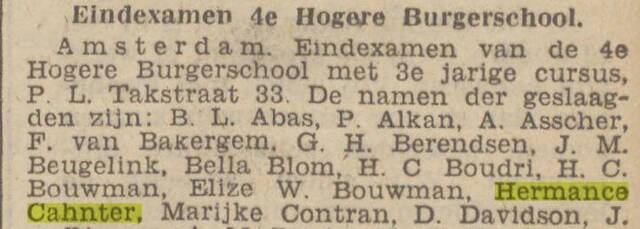 Het Volk 28-6-1941 eindexamen.jpg