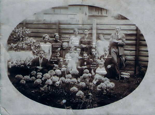 Joel Hamme temidden van de familie van Wilhelmina Schellevis (Den Haag, 1926).jpg