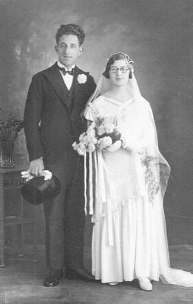 Wedding photo of  Epraim Snoek and Henriette de Jong