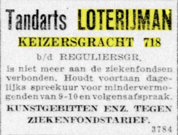 Telegraaf 13-8-1927 niet meer aan ziekenfonds.jpg