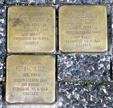 Cohen Rosetta geh. Colthof Stolperstein Nijkerk.JPG