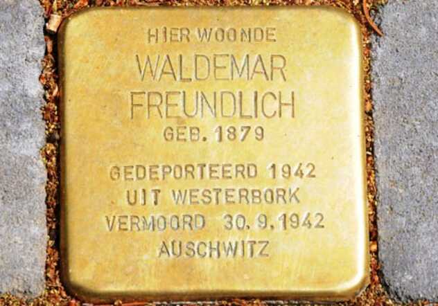 Stolperstein voor Waldemar Freunlich