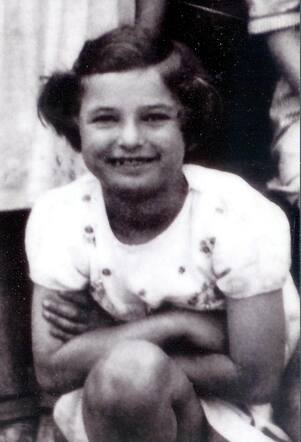 Kitty van Esso, ± 8 years of age  