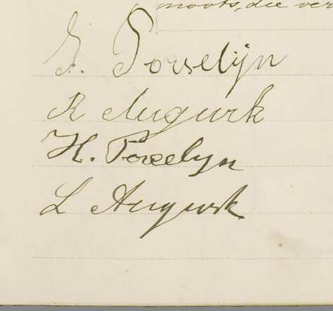 1904 Salomon Porcelijn en Rika Augurk handtekeningen.jpg