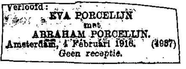 1916 Eva Porcelijn Abraham Porcelijn.jpg