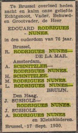 Algemeen Handelsblad 18-09-1930 schoonvader Rodrigues overleden.jpg