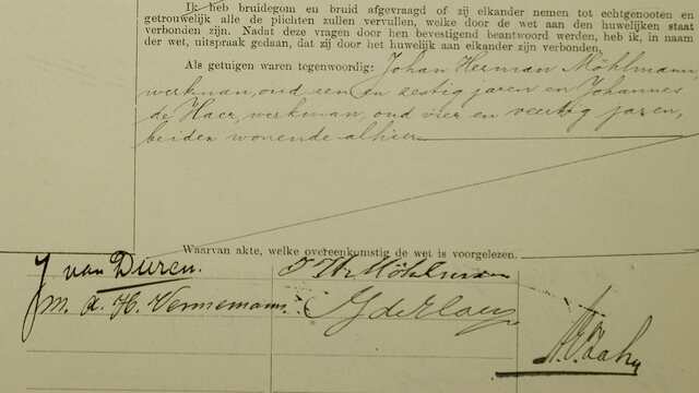 1922 huwelijk Jacob van Duren en Maria Vennemann.jpg