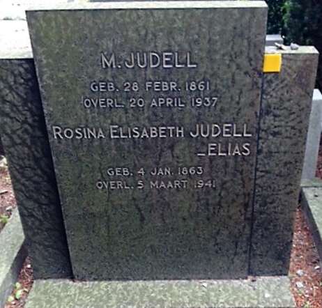 Grafsteen M. Judell en R. Judell Elias.jpg