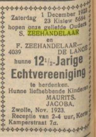 12,5 jaar huwlijk Samuel en Frederike 30-11-1923 NIW.jpg