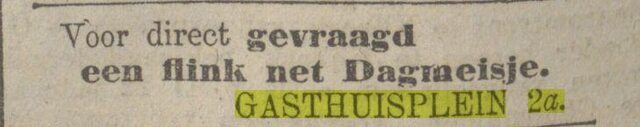5 12-9-1919, Pr. Ov. Zw. c. gevraagd dagmeisje Gasthuispl. 2a.jpg