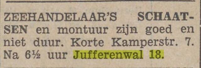 46 18 7-1-1941, Pr.Ov.Zw.c. Jufferenwal en K Kamperstraat 7 Zeehandelaar.jpg