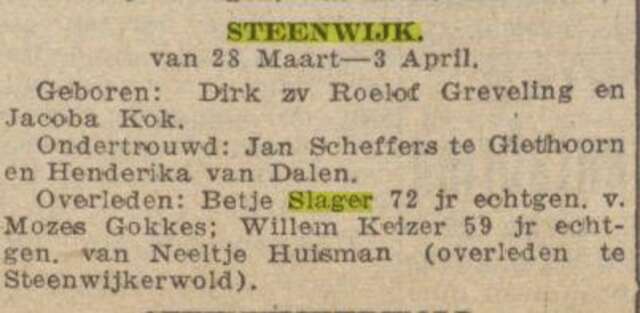 4-4-1941, Nieuwsblad van Friesland Betje Slager.jpg
