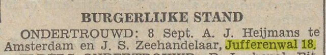 19 8-9-1941, Pr. Ov. Zw. c. ondertrouw Jacoba Sara Zeehandelaar en André Jozef Heijmans.jpg
