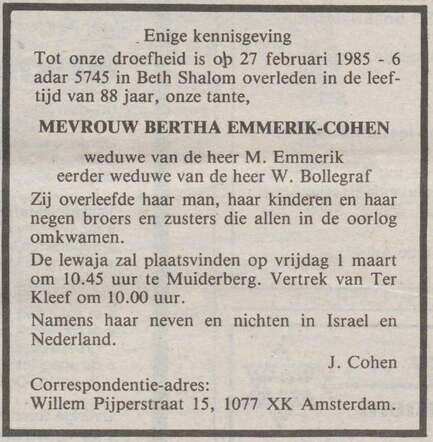 Bertha Emmerik Cohen Bollegraf.JPG