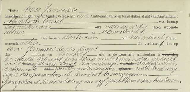 Abraham en Maria Ensel kind.png