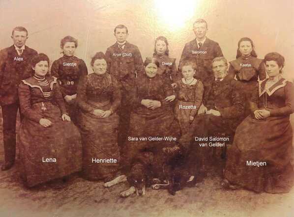 The David Salomon van Gelder and Sara van Wijhe family.