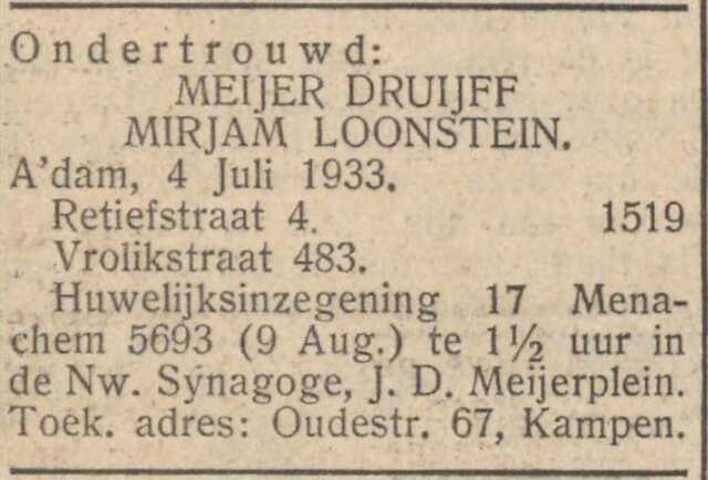 NIW 07071933 ondertrouw M. Druijff.jpg