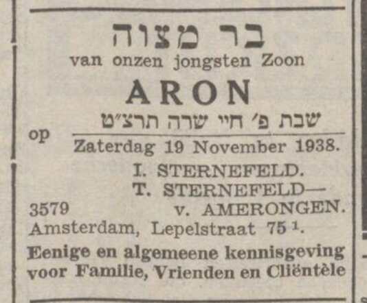 Aron Sternefeld, 11-11-1938 NIW.jpg