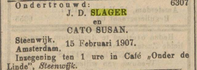 22-2-1907, NIW Cato Suzan en J. Slager.jpg