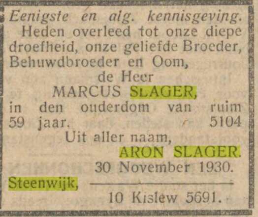 5-12-1930, NIW Marcus Slager, overlijden.jpg