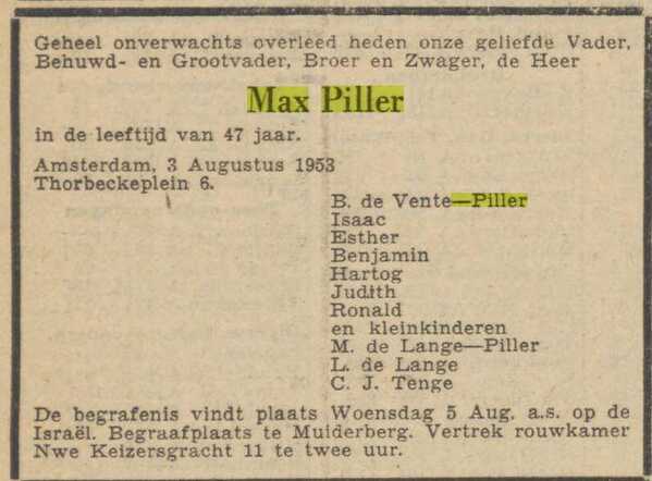 4-8-1953, Het Parool, Max Piller.jpg