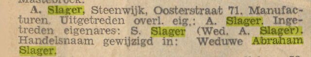 2-1-1934, Nieuwsblad van het Noorden, Saartje Slager-Zeehandelaar en Aron Slager.jpg