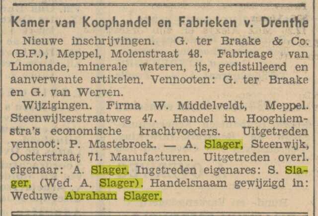 2-1-1934, POZc, Saartje Slager-Zeehandelaar en Aron Slager, zaak.jpg