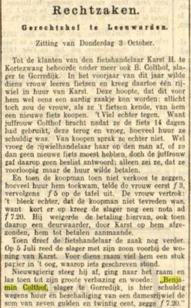 5-10-1912, Rechtzaken Leeuwarden Benjamin Colthof 1.jpg