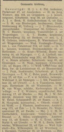 Arnhemse Courant 24-5-1924 Barbara gevestigd in Arnhem.jpg