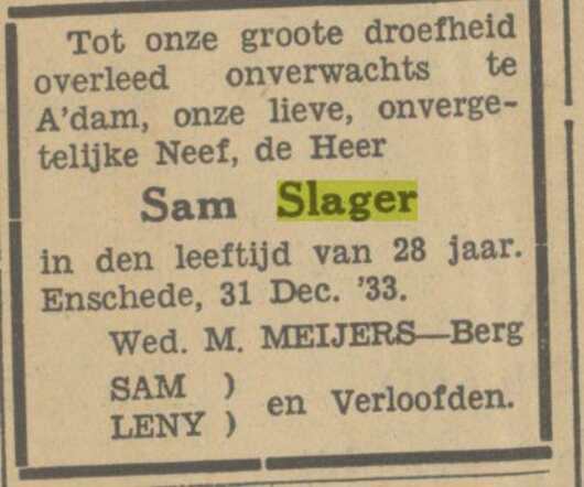 NIW 2-1-1934 Sam J. Slager.jpg