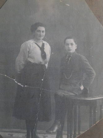 Jansje Slager en broer Samuel Jacob Slager.JPG