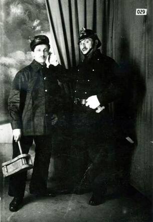 Abraham Blitz met Poerim 1918