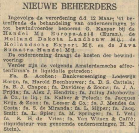 32b Jacques Krijn  liquidatie joodse bedrijven Alg hand. 01-10-1941.JPG