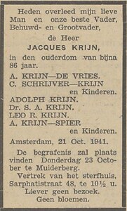 33c Jacques krijn overlijden 1941.JPG
