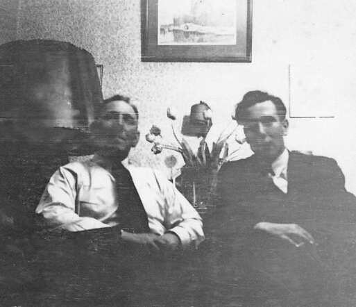 Benjamin van Thijn and his son Joop.