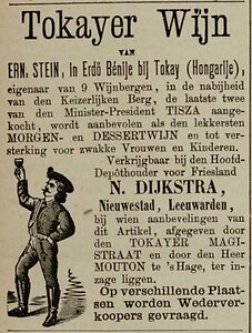 De Joodsche Prins3 025 Leeuwarder Courant 15-11-1886 Wijnhandel Stein.jpg