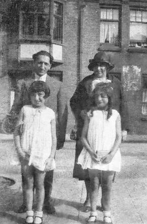 Abraham Blitz and his family
