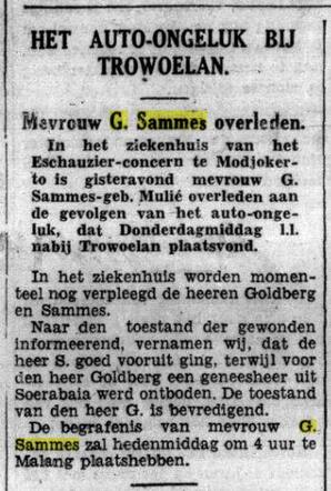 Death announcement (article) - Guus Sammes-Mulié.jpg