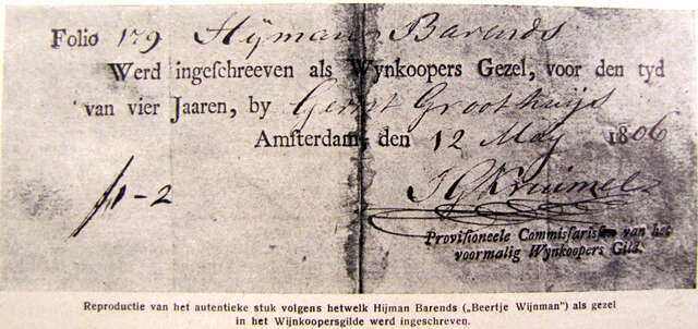 De Joodsche Prins2 090 wijnhandel H.B. de Beer.JPG