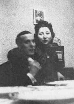 Joop van Thijn and his wife Esther Bialek.