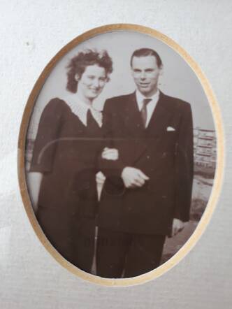 Wim van Sijes met echtgenote Karin 